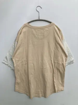 AUTHENTIC CUBE SUGAR/Tシャツ/カットソー/トップス/ベージュ/M