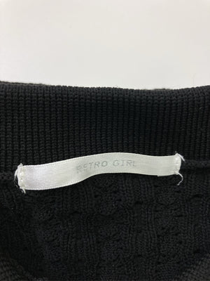 RETRO GIRL/レトロガール/ニット/セーター/トップス/ブラック/F
