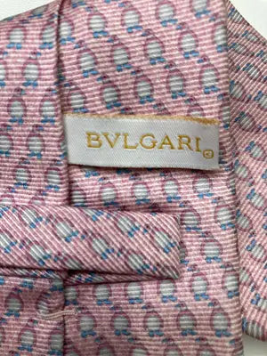 BVLGARI/ネクタイ/ファッション雑貨/ピンク