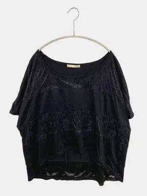 RECRE/Tシャツ/カットソー/トップス/ブラック/L