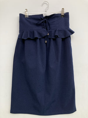 ミモレ/半端丈スカート/スカート/ネイビー
