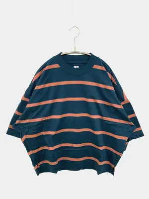UNIQLO U/ユニクロユー/Tシャツ/カットソー/トップス/ネイビー/L