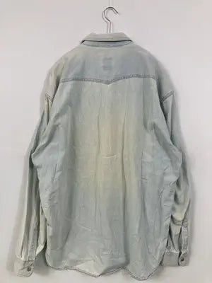 WORLD OF JEANS/シャツ/ブラウス/トップス/スカイブルー/XL