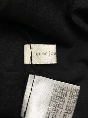 apres jour mignon/アプレジュールミニョン/シャツワンピース/ワンピース/ドレス/ブラック/LL