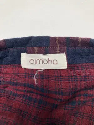 aimoha/アイモハ/シャツ/ブラウス/トップス/レッド/L