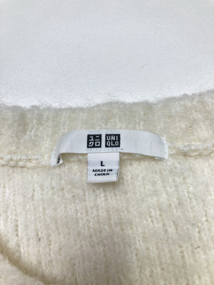 UNIQLO/ユニクロ/ニット/セーター/トップス/アイボリー/L