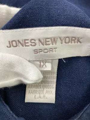 JONES NEW YORK/ジョーンズニューヨーク/シャツ/ブラウス/トップス/ネイビー/XL