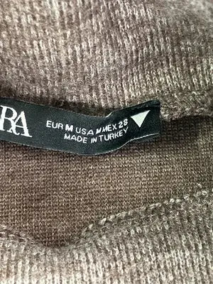 ZARA/ザラ/ベスト/トップス/ブラウン/USA M