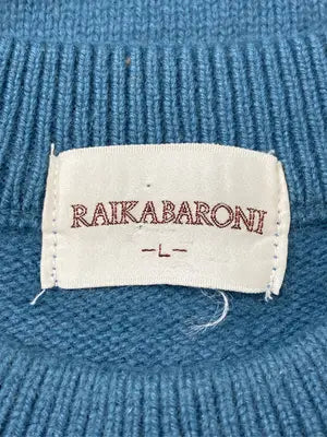 RAIKABARONI/ニット/セーター/トップス/スカイブルー/L