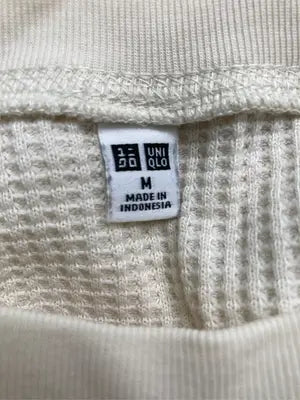 UNIQLO/ユニクロ/Tシャツ/カットソー/トップス/アイボリー/M