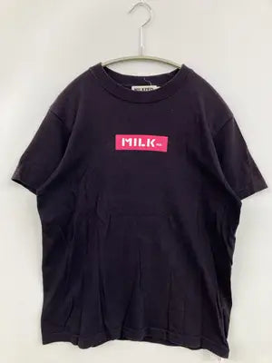 MILK FED./ミルクフェド/Tシャツ/カットソー/トップス/ブラック/S