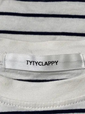 TYTYCLAPPY/Tシャツ/カットソー/トップス/ブラック/M