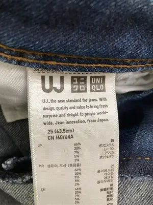 UNIQLO/ユニクロ/デニムパンツ/パンツ/ネイビー/25(63.5cm)