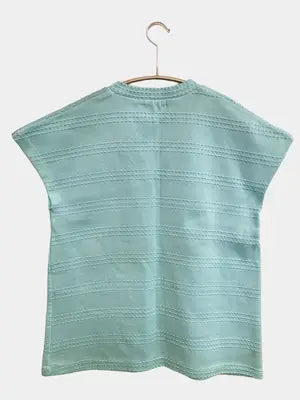 chilmy/Tシャツ/カットソー/トップス/スカイブルー