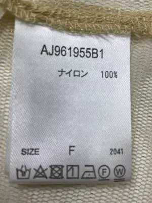 apres jour/アプレジュール/Tシャツ/カットソー/トップス/ゴールド/F