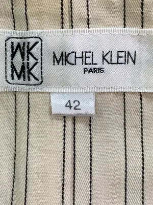 MICHEL KLEIN/ミッシェルクラン/ノーカラージャケット/ジャケット/アウター/ベージュ/42