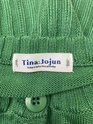 TINA:JOJUN/ティーナジョジュン/カーディガン/ボレロ/トップス/グリーン/M