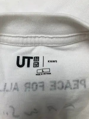 UNIQLO/ユニクロ/Tシャツ/カットソー/トップス/ホワイト/L