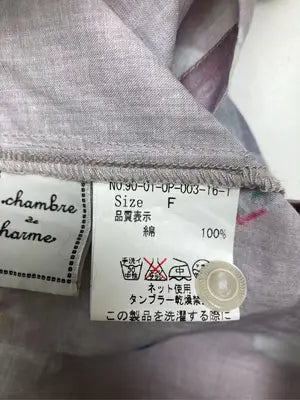chambre de charme/シャンブルドゥシャーム/ワンピース/ワンピース/ドレス/パープル/F