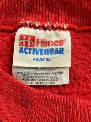 Hanes/ヘインズ/スウェット/トップス/レッド/XL