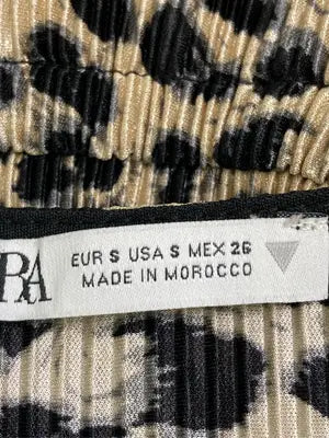ZARA/ザラ/Tシャツ/カットソー/トップス/ベージュ/USA S
