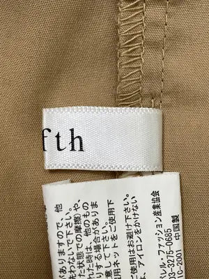 fifth/フィフス/シャツワンピース/ワンピース/ドレス/ベージュ/M
