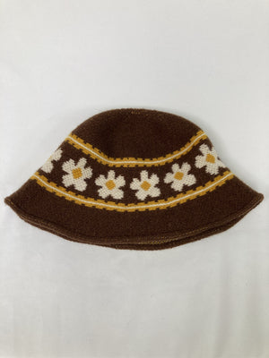 ニットキャップ/ビーニー/帽子/ブラウン