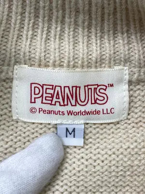 PEANUTS/ピーナッツ/ニット/セーター/トップス/ベージュ/M
