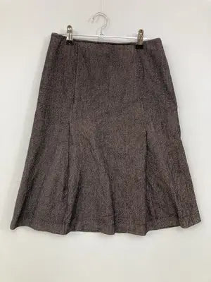 ミモレ/半端丈スカート/スカート/ブラウン/ウエスト67　ヒップ93
