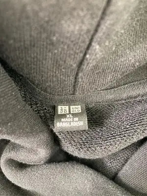 UNIQLO/ユニクロ/パーカー/トップス/ブラック/XL