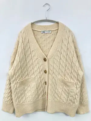 ZARA/ザラ/カーディガン/ボレロ/トップス/アイボリー/EUR M/USA M/ MEX 28