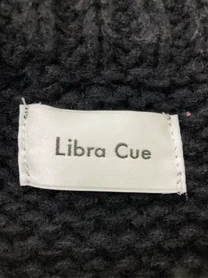 Libra Cue/リブラキュー/ニット/セーター/トップス/ブラック/F