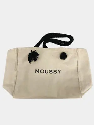 MOUSSY/マウジー/トートバッグ/バッグ/アイボリー