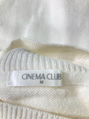 CINEMA CLUB/シネマクラブ/ニット/セーター/トップス/ホワイト/M