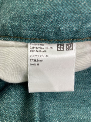ZARA/ザラ/デニムパンツ/パンツ/グリーン/27(68.5cm)