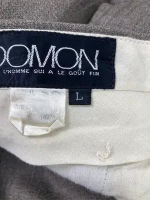 DOMON/スラックス/パンツ/ブラウン/L