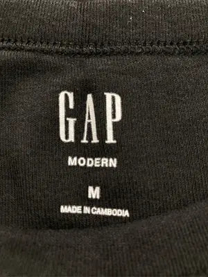 GAP/ギャップ/Tシャツ/カットソー/トップス/ブラック/M