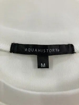 AQUAHISTORY/Tシャツ/カットソー/トップス/ホワイト/M