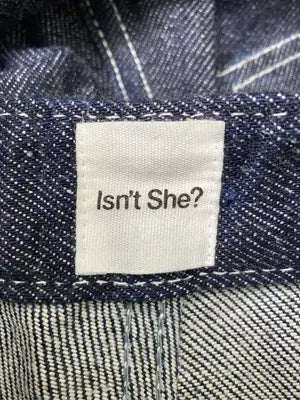 isn'tshe?/デニムパンツ/パンツ/ネイビー/S