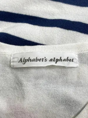 Alphabet's alphabet/ベスト/トップス/ホワイト/F