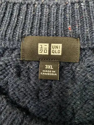 UNIQLO/ユニクロ/ニット/セーター/トップス/ネイビー/3XL