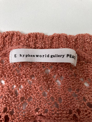 E hyphen world gallery peace/イーハイフンワールドギャラリーピース/ニット/セーター/トップス/レッド/F