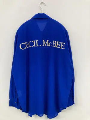 CECIL McBEE/セシルマクビー/シャツ/ブラウス/トップス/ブルー/M