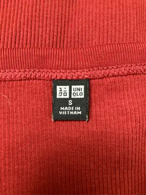 UNIQLO/ユニクロ/Tシャツ/カットソー/トップス/レッド/S