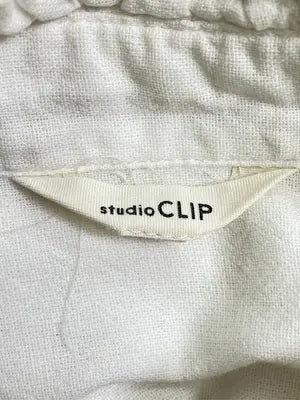 studio CLIP/スタディオクリップ/シャツワンピース/ワンピース/ドレス/ホワイト/3L