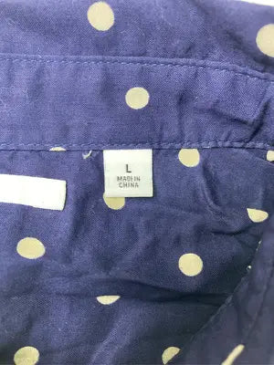 UNIQLO/ユニクロ/シャツ/ブラウス/トップス/ネイビー/L