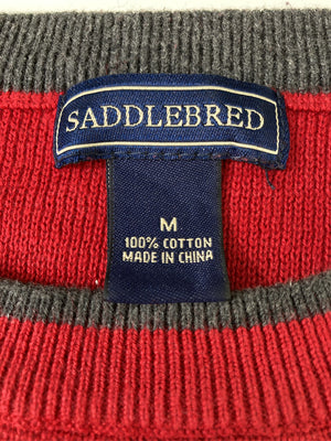 SADDLEBRED/ニット/セーター/トップス/レッド/M