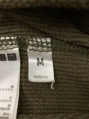 UNIQLO/ユニクロ/Tシャツ/カットソー/トップス/カーキ/M