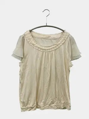 KUMIKYOKU/クミキョク/Tシャツ/カットソー/トップス/アイボリー/2