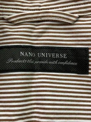 nano UNIVERSE/ナノユニバース/シャツ/ブラウス/トップス/ブラウン/M